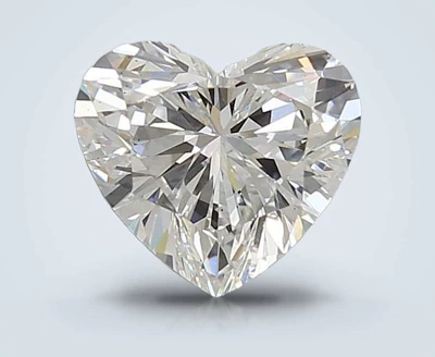 1.94ct D VS2 Very Good Cut Heart Lab Grown Diamond