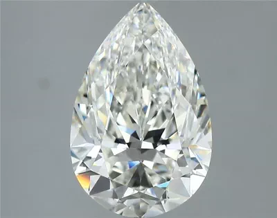 3.51ct H VS1 Rare Carat Ideal Cut Pear Diamond