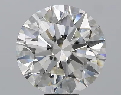 10.02ct I SI2 Rare Carat Ideal Cut Round Diamond