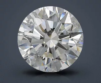10.02ct I SI2 Rare Carat Ideal Cut Round Diamond