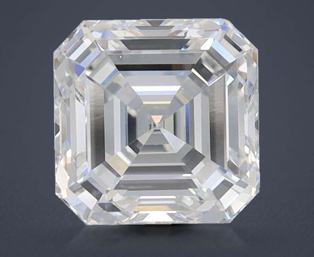 1.59ct E VVS2 Very Good Cut Asscher Lab Grown Diamond