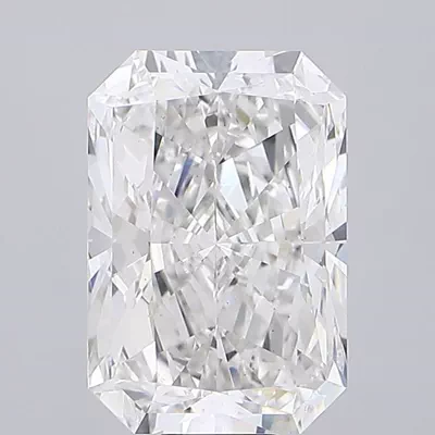 15.01ct F SI1 Very Good Cut Radiant Lab Grown Diamond