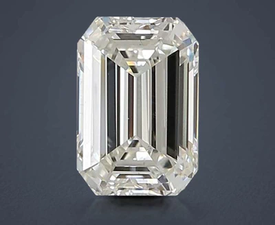 1.29ct F VS1 Rare Carat Ideal Cut Emerald Lab Grown Diamond