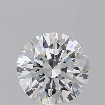 2.41ct E FL Rare Carat Ideal Cut Round Diamond