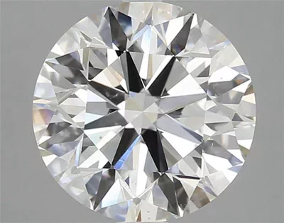 3.50ct H SI1 Rare Carat Ideal Cut Round Diamond