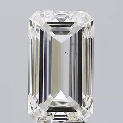5.16ct H VS2 Very Good Cut Emerald Lab Grown Diamond