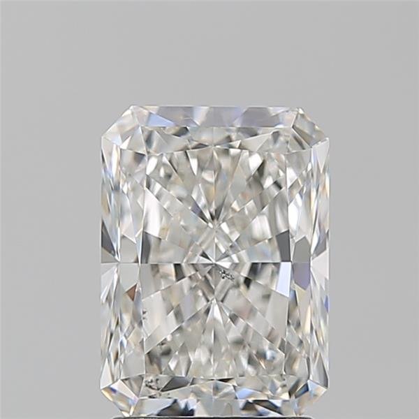 2.20ct H SI1 Rare Carat Ideal Cut Radiant Diamond