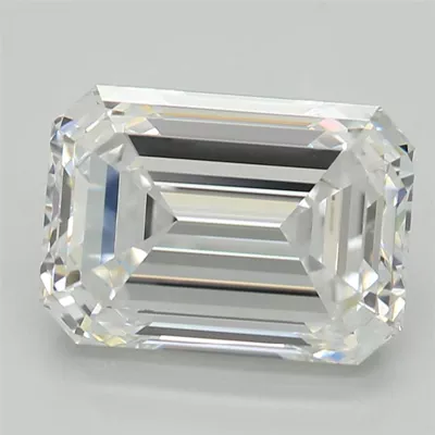 2.08ct D VS1 Excellent Cut Emerald Lab Grown Diamond