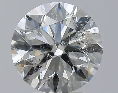 3.01ct H SI2 Excellent Cut Round Diamond