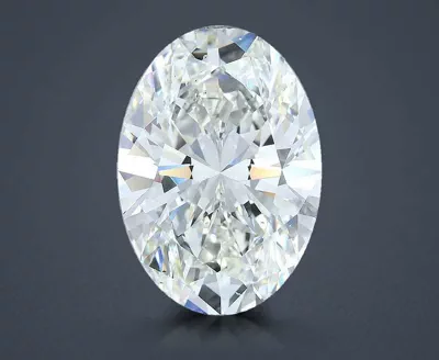 12.62ct I SI1 Rare Carat Ideal Cut Oval Diamond