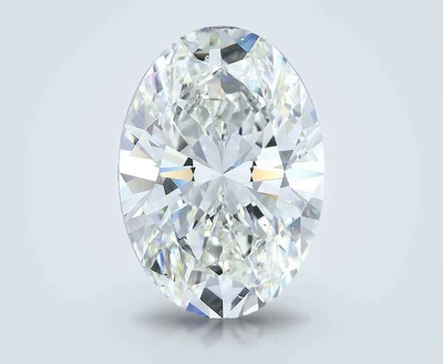 12.62ct I SI1 Rare Carat Ideal Cut Oval Diamond