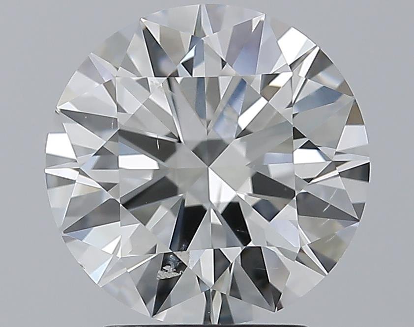 3.01ct H SI2 Rare Carat Ideal Cut Round Diamond