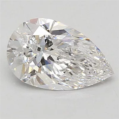 1.81ct D VS1 Rare Carat Ideal Cut Pear Lab Grown Diamond