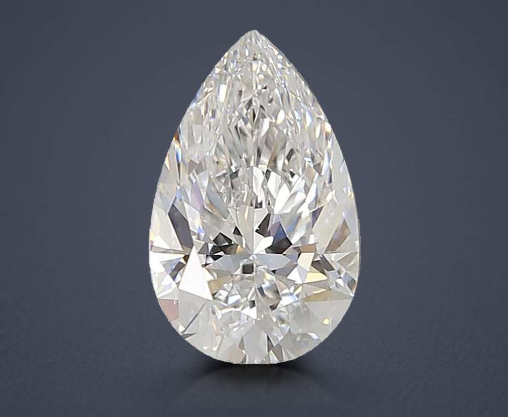 1.81ct D VS1 Rare Carat Ideal Cut Pear Lab Grown Diamond