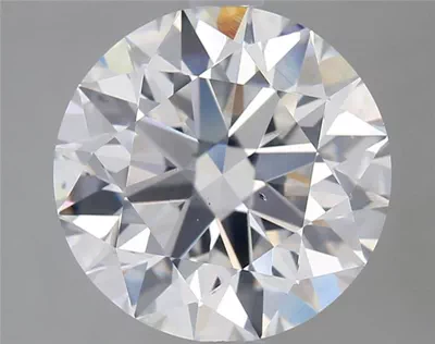 3.82ct F VS2 Rare Carat Ideal Cut Round Diamond