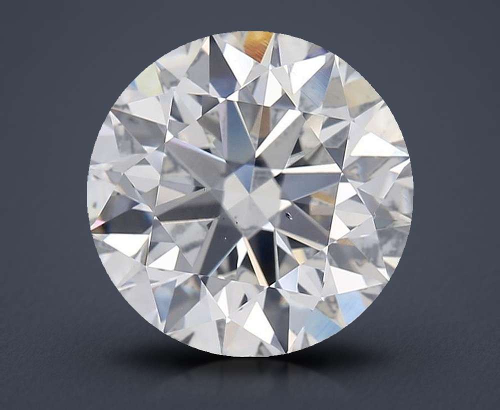 3.82ct F VS2 Rare Carat Ideal Cut Round Diamond