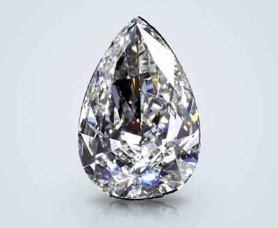 4.02ct J SI2 Excellent Cut Pear Diamond