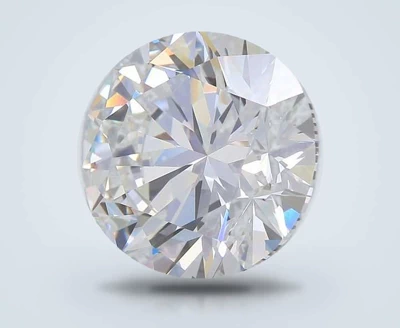 4.59ct F VVS2 Rare Carat Ideal Cut Round Lab Grown Diamond