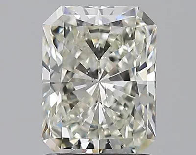 1.33ct J SI1 Rare Carat Ideal Cut Radiant Diamond
