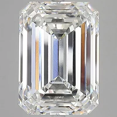 18.57ct F VS1 Rare Carat Ideal Cut Emerald Lab Grown Diamond