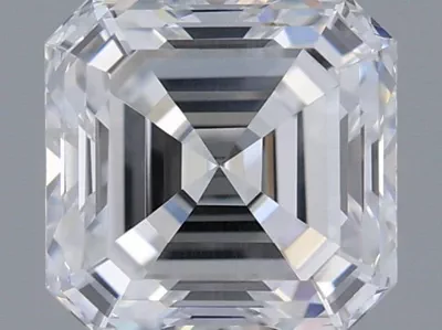 1.05ct D VS2 Excellent Cut Asscher Lab Grown Diamond