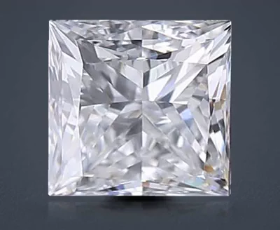 0.58ct D VVS1 Rare Carat Ideal Cut Princess Lab Grown Diamond