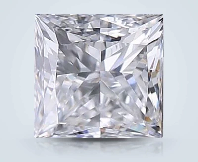 0.58ct D VVS1 Rare Carat Ideal Cut Princess Lab Grown Diamond