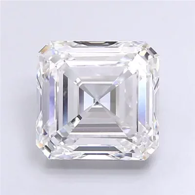 6.01ct E VVS2 Rare Carat Ideal Cut Asscher Lab Grown Diamond