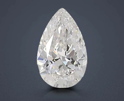 0.79ct D VVS1 Rare Carat Ideal Cut Pear Lab Grown Diamond