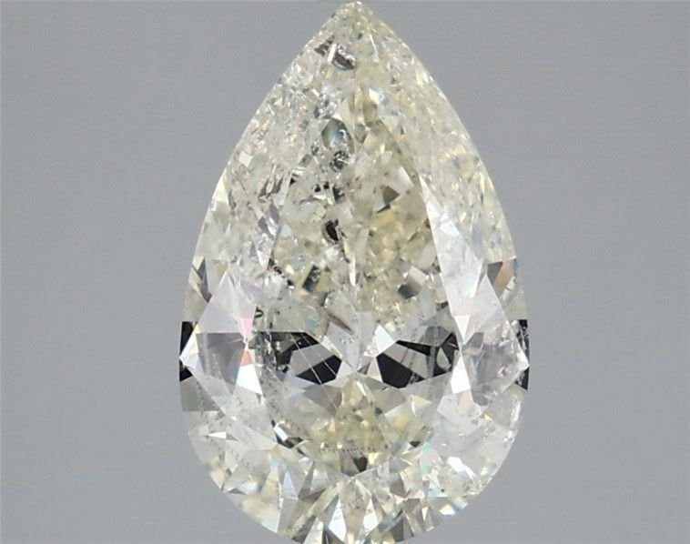 2.53ct K SI2 Rare Carat Ideal Cut Pear Diamond