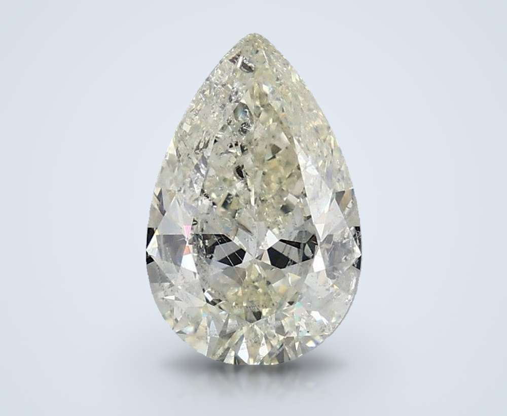 2.53ct K SI2 Rare Carat Ideal Cut Pear Diamond