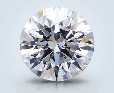 2.76ct F SI1 Rare Carat Ideal Cut Round Diamond