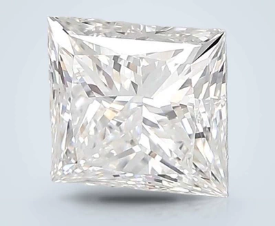 2.54ct E VVS2 Rare Carat Ideal Cut Princess Lab Grown Diamond