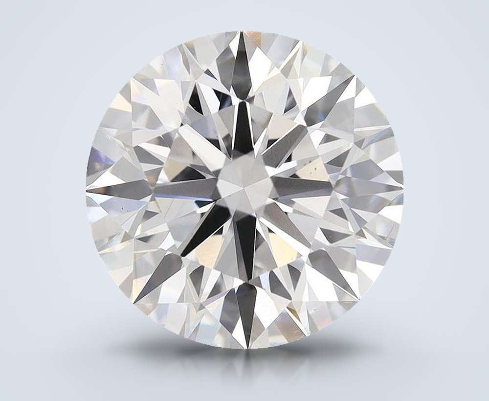 7.03ct G VS2 Rare Carat Ideal Cut Round Lab Grown Diamond