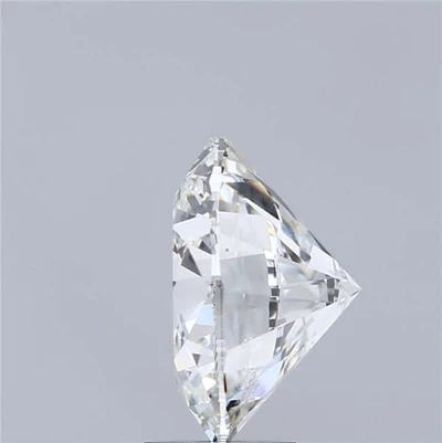 5.02ct I SI2 Rare Carat Ideal Cut Round Diamond