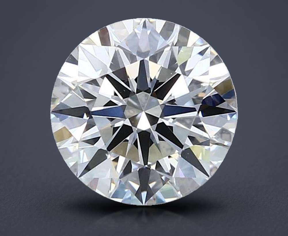 2.05ct F VS1 Rare Carat Ideal Cut Round Lab Grown Diamond