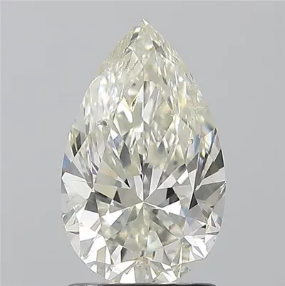 1.70ct K SI2 Rare Carat Ideal Cut Pear Diamond