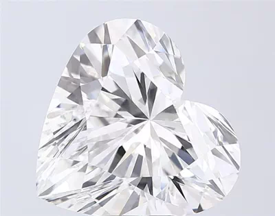 6.58ct E VVS2 Rare Carat Ideal Cut Heart Lab Grown Diamond