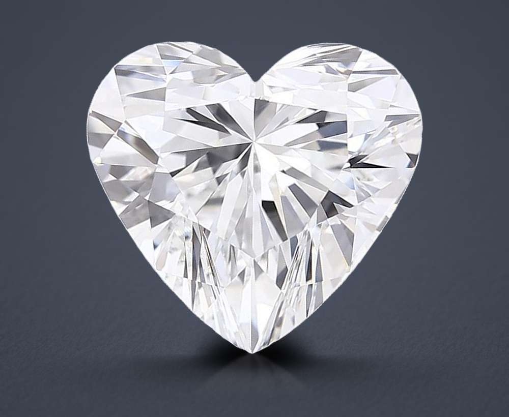 6.58ct E VVS2 Rare Carat Ideal Cut Heart Lab Grown Diamond