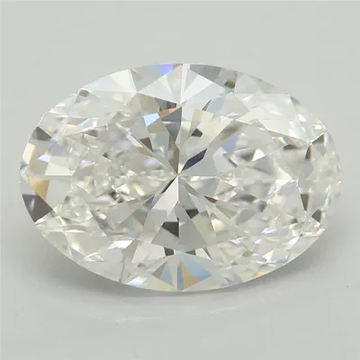 3.03ct E VVS2 Rare Carat Ideal Cut Oval Lab Grown Diamond