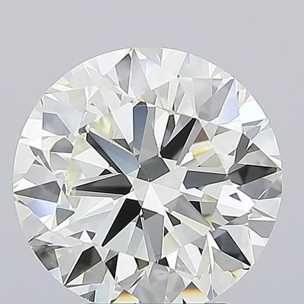 4.67ct K VS2 Excellent Cut Round Diamond