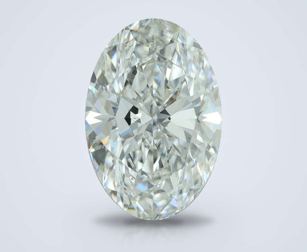 12.04ct F VS2 Rare Carat Ideal Cut Oval Lab Grown Diamond
