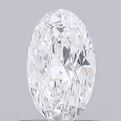 0.80ct D VVS2 Rare Carat Ideal Cut Oval Lab Grown Diamond