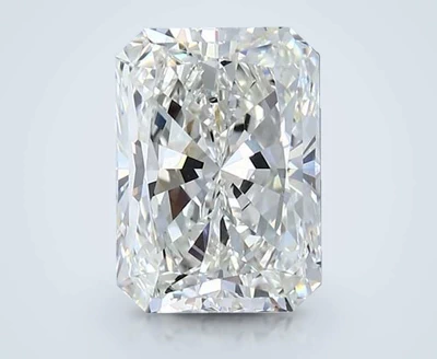 3.03ct I SI1 Rare Carat Ideal Cut Radiant Diamond