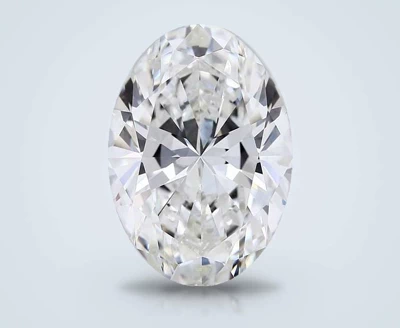 8.12ct J VVS2 Rare Carat Ideal Cut Oval Diamond