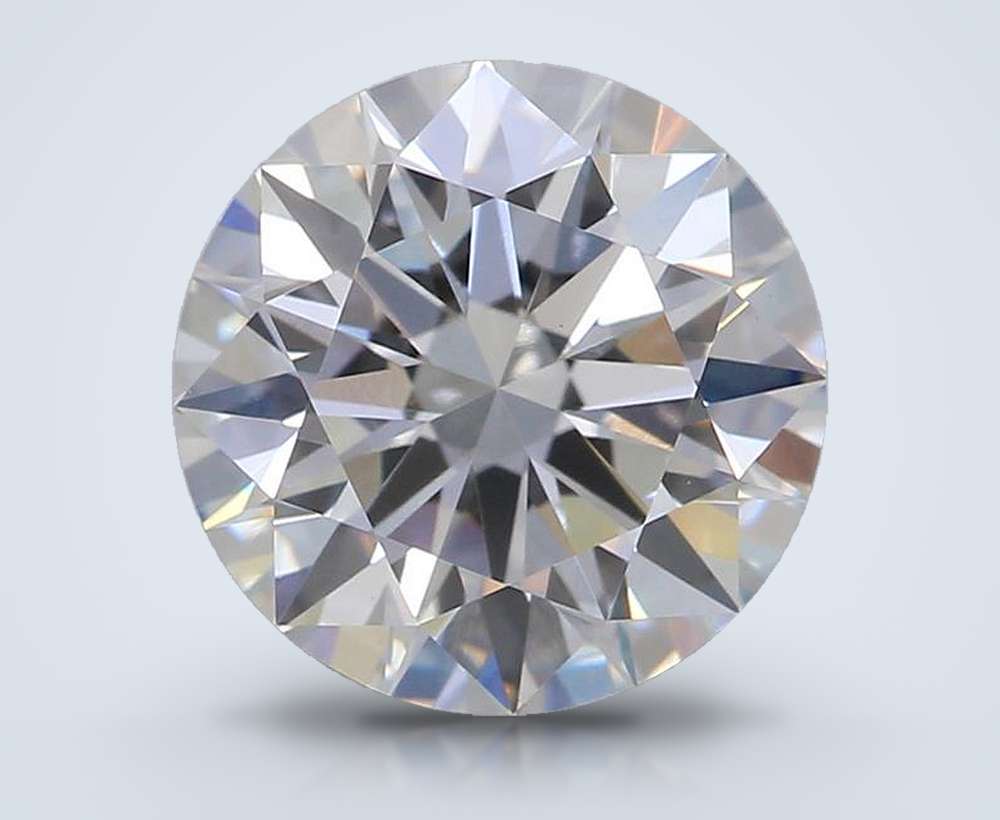2.04ct E VS2 Excellent Cut Round Lab Grown Diamond