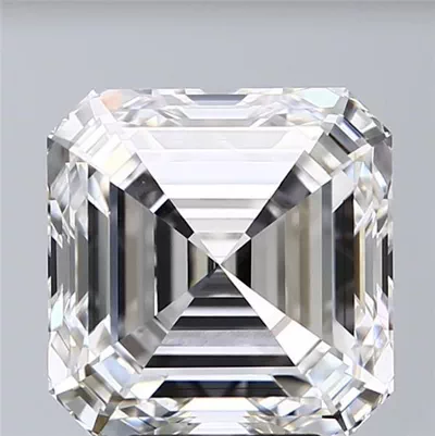 6.71ct G VS1 Rare Carat Ideal Cut Asscher Lab Grown Diamond