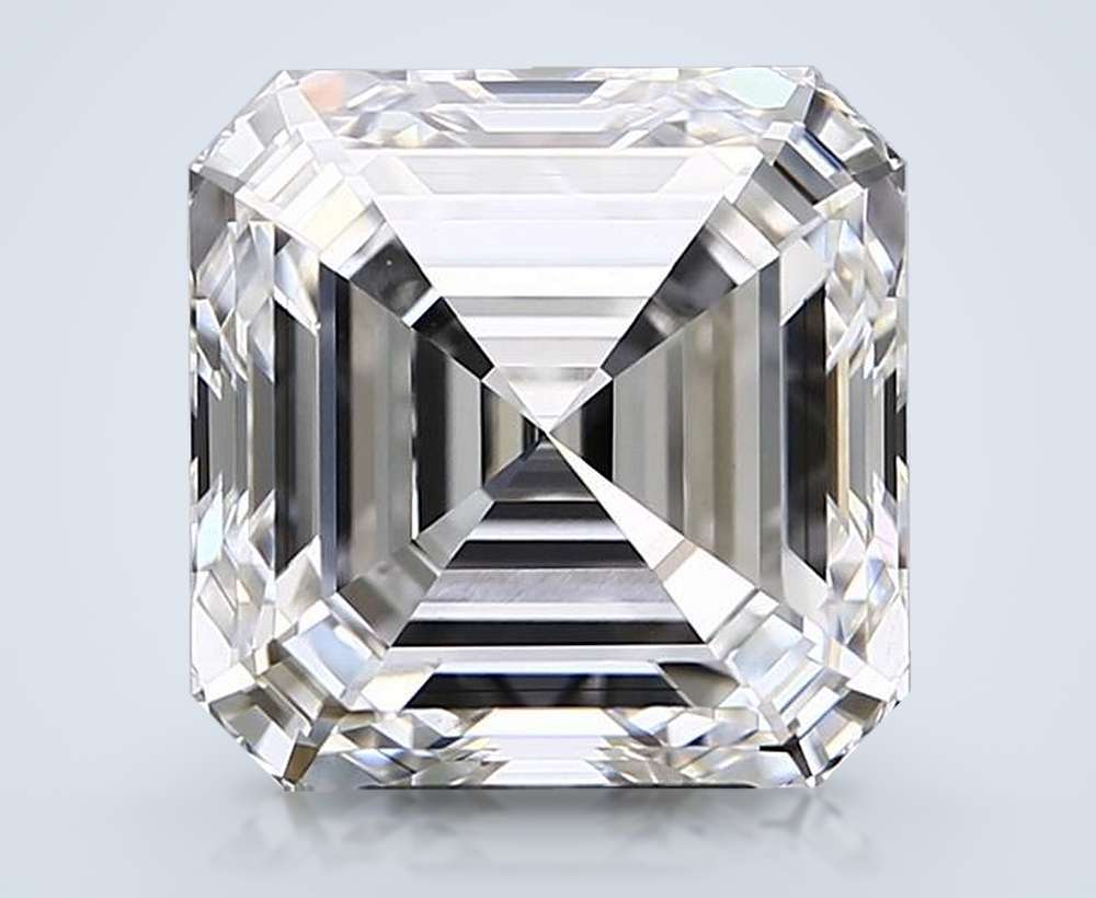 6.71ct G VS1 Rare Carat Ideal Cut Asscher Lab Grown Diamond