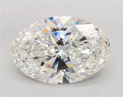 26.66ct G VVS2 Rare Carat Ideal Cut Oval Lab Grown Diamond