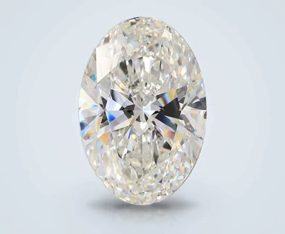 26.66ct G VVS2 Rare Carat Ideal Cut Oval Lab Grown Diamond